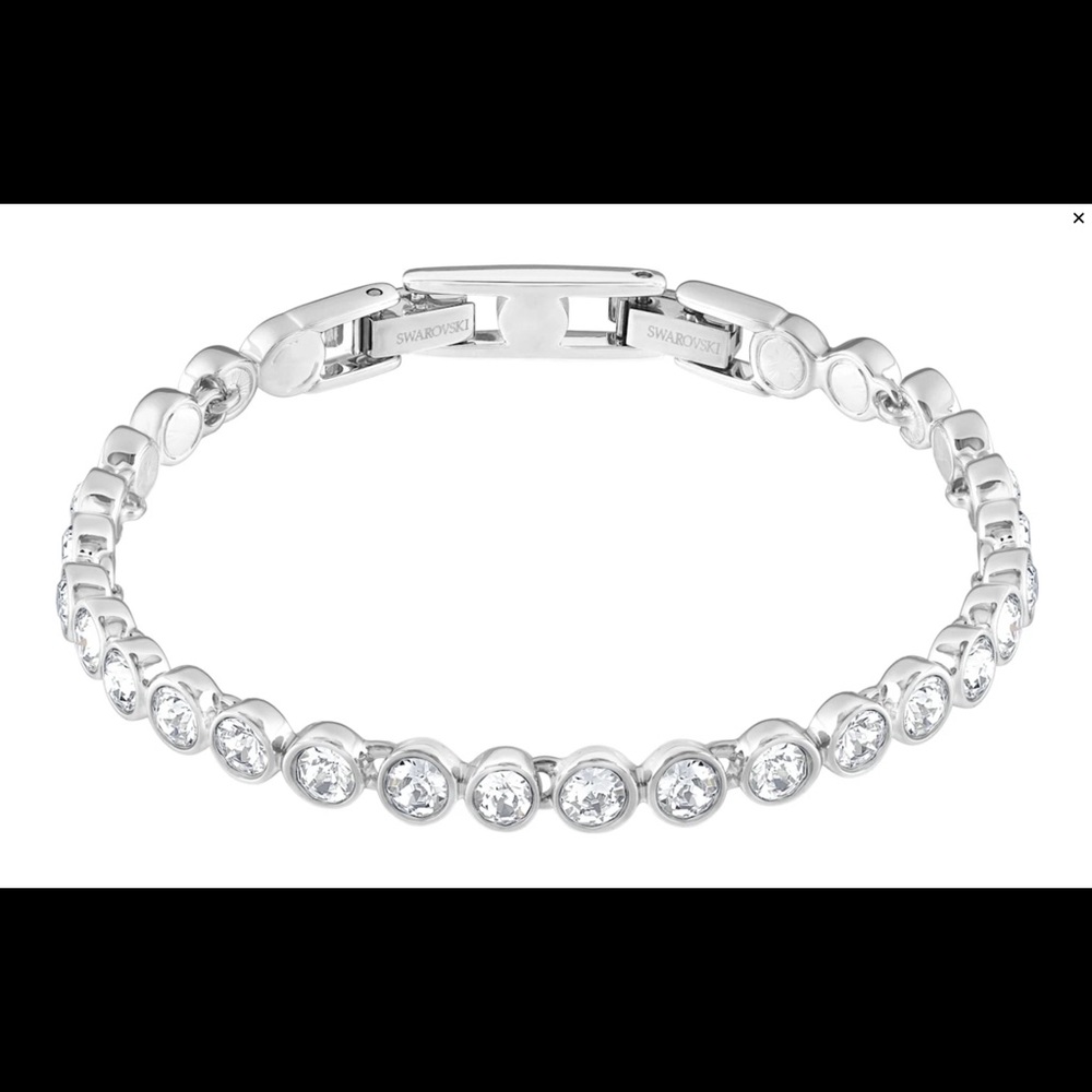 SWAROVSKI - White/Silver Crystal Tennis Bracelet